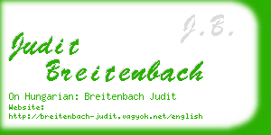 judit breitenbach business card
